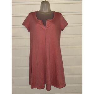 Z Supply Cotton Blend Short Sleeve Pullover Tshirt Shift Dress Size M